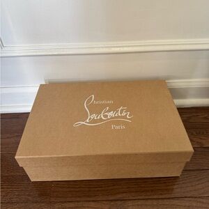 Christian Louboutin Tan Shoe Box